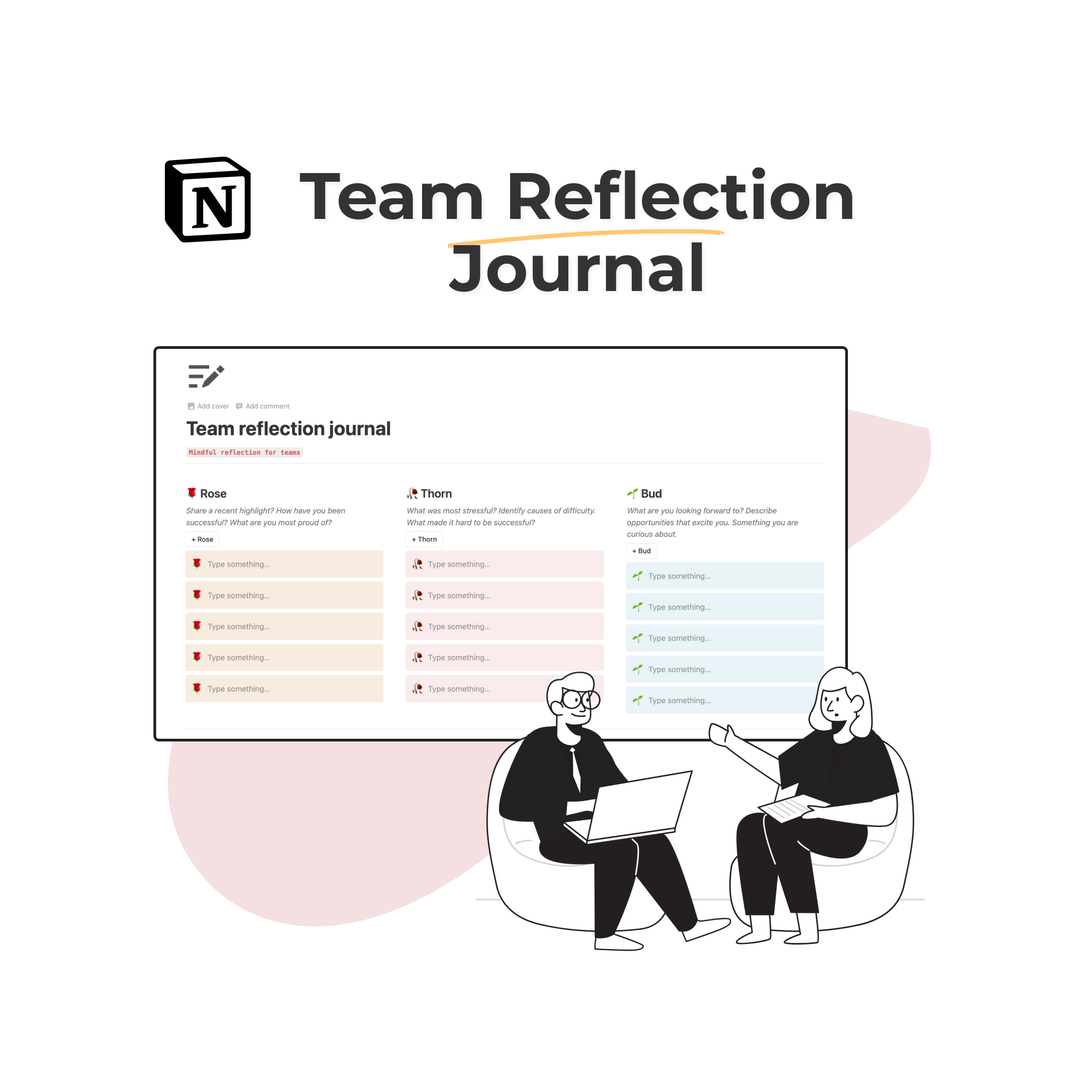 Team Reflection Journal - boost communication and success with structured reflections