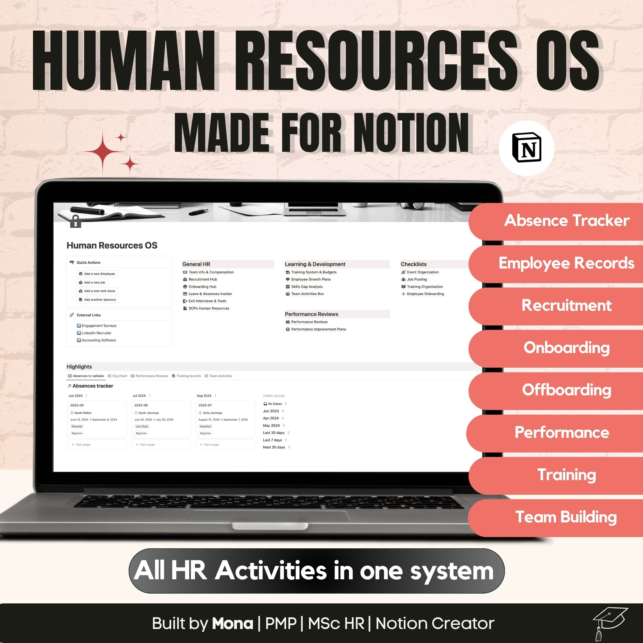 Human Resources OS - The All-in-One HR Management System in Notion