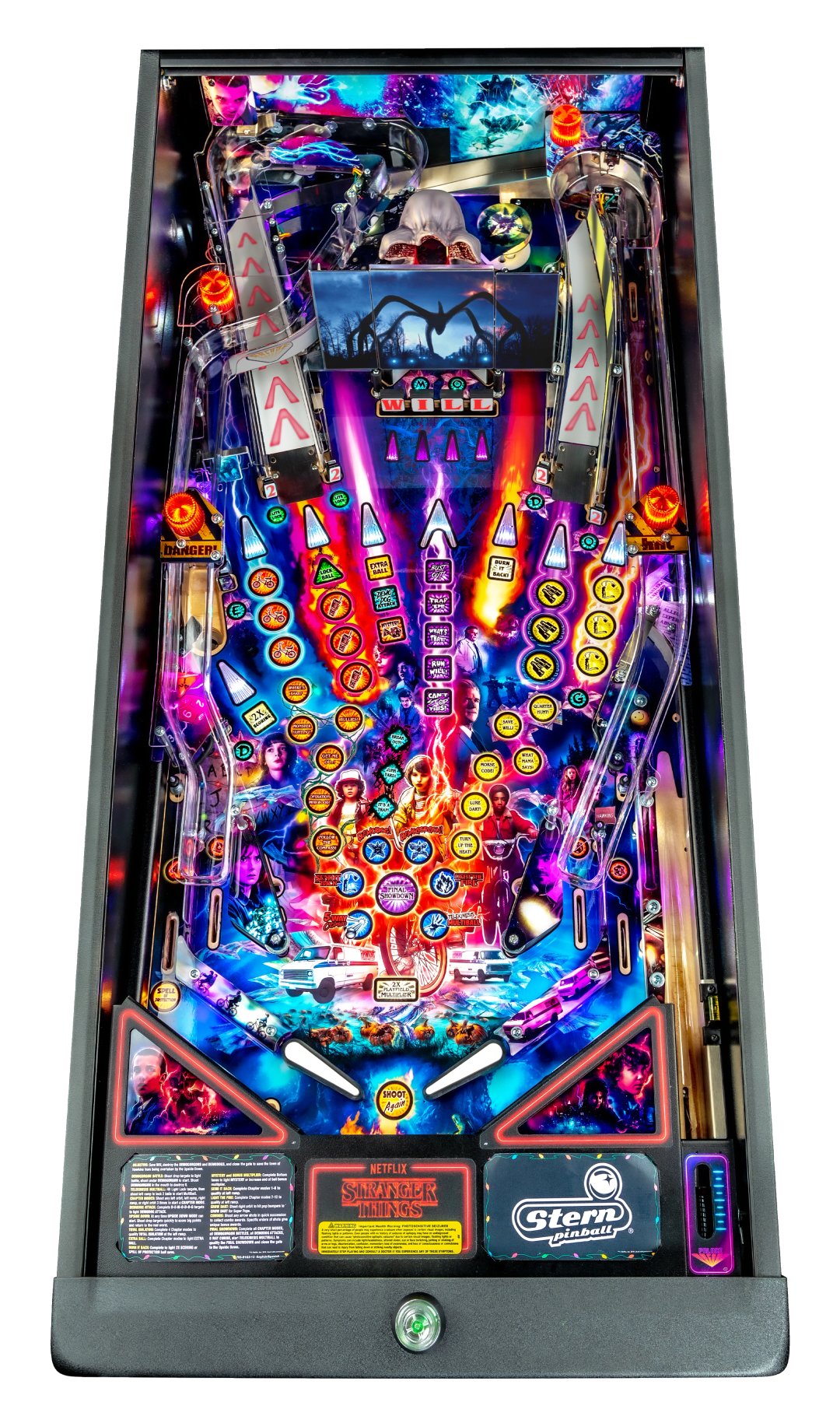 Stranger Things Premium playfield.