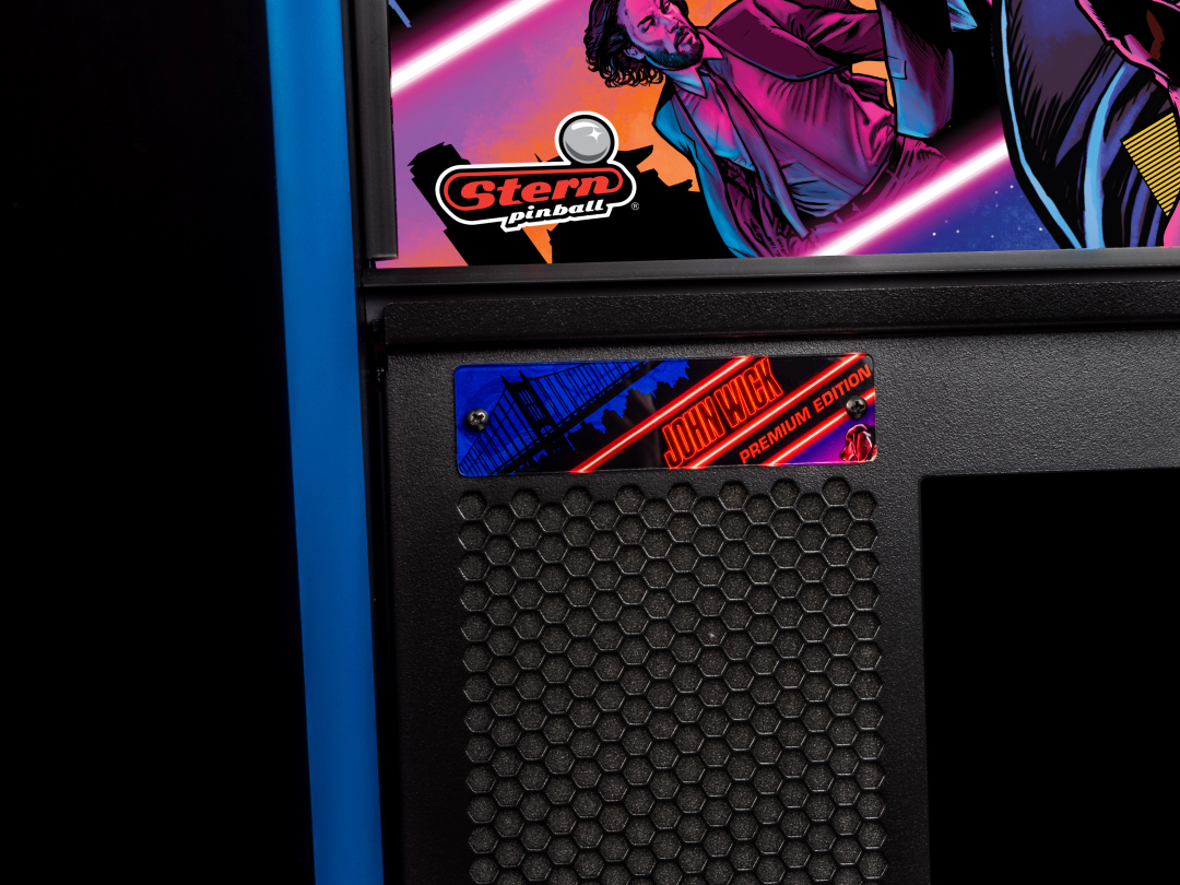 Speaker on John Wick Premium pinball.