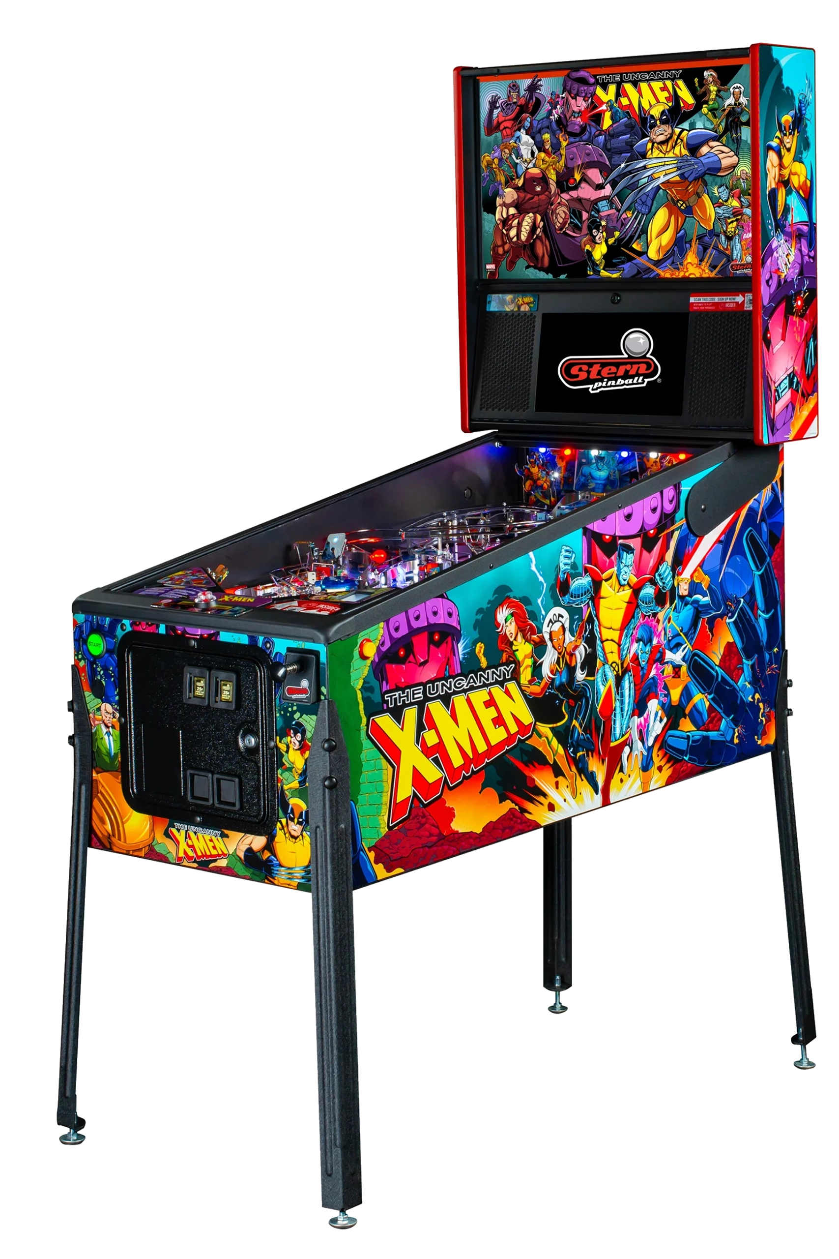 Left Facing The Uncanny X-Men Pro pinball.