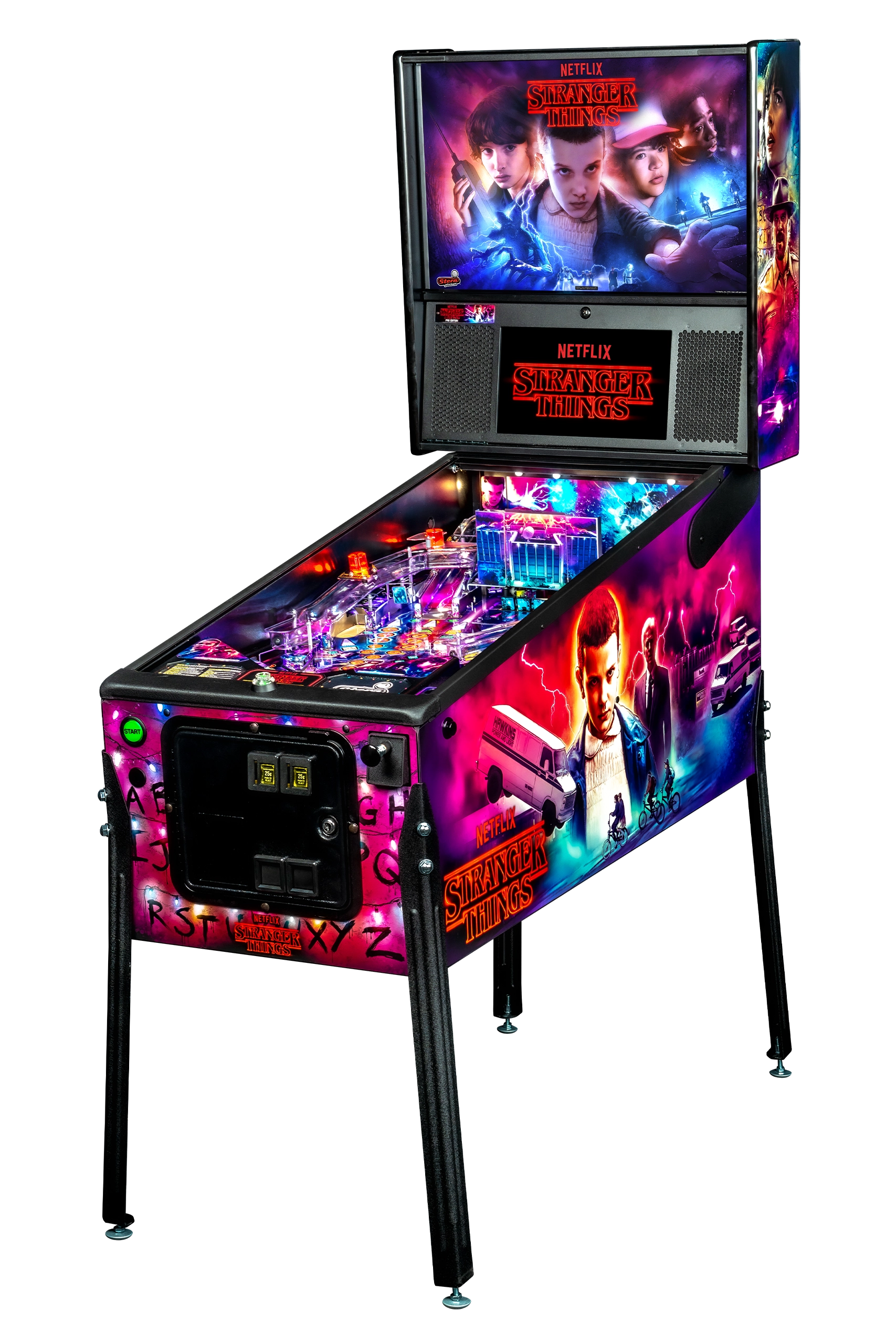 Left Facing Stranger Things Pro Pinball