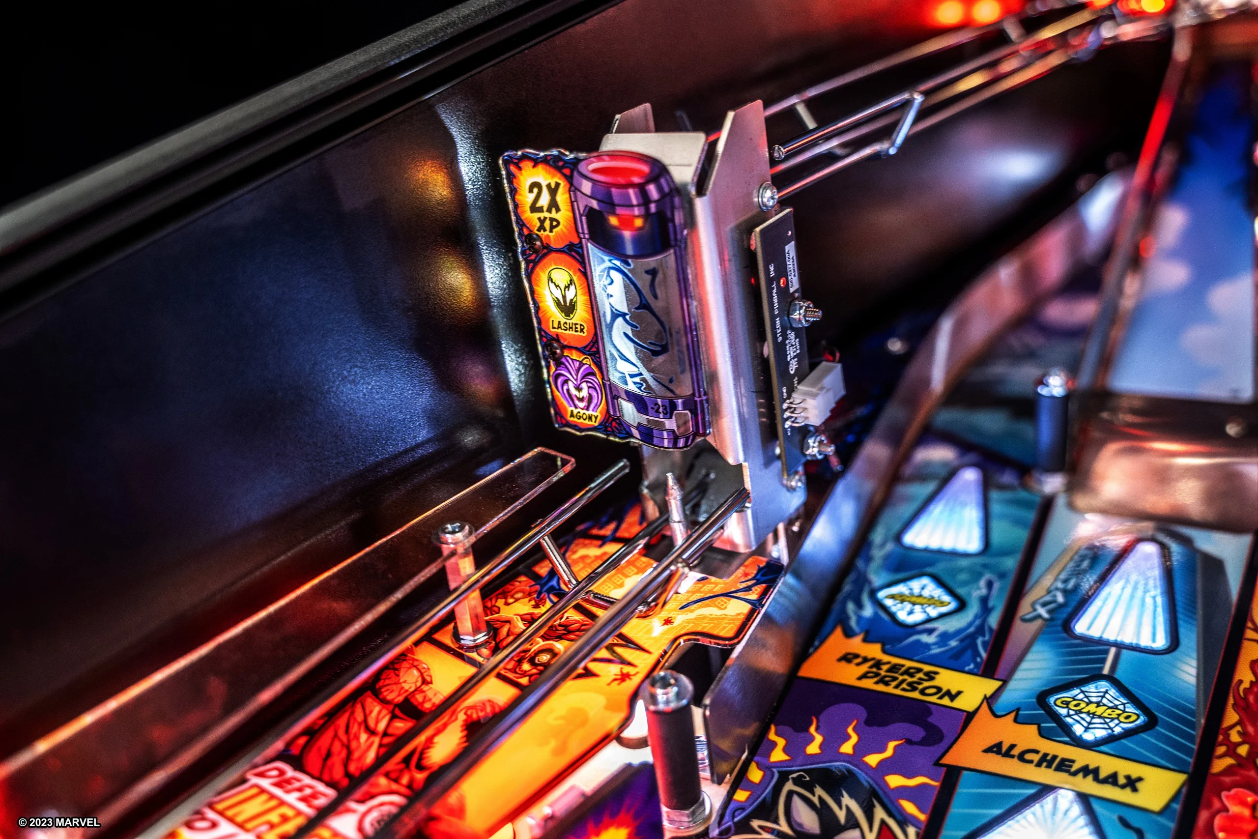3 ball stacking lock on Venom Pinball Machine.