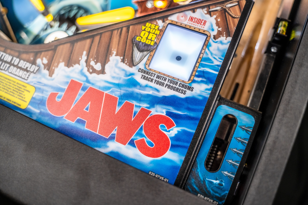 Insider Connected scanner on Jaws premium pinball.