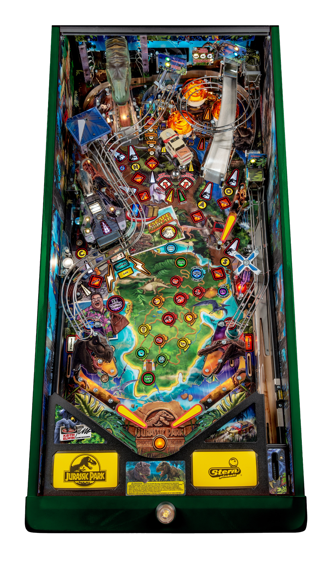 Jurassic Park Limited Edition playfield.