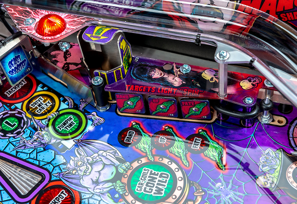 Elvira's "Hand of Fate" wheel on Elvira's House of Horrors Limited Edition Pinball