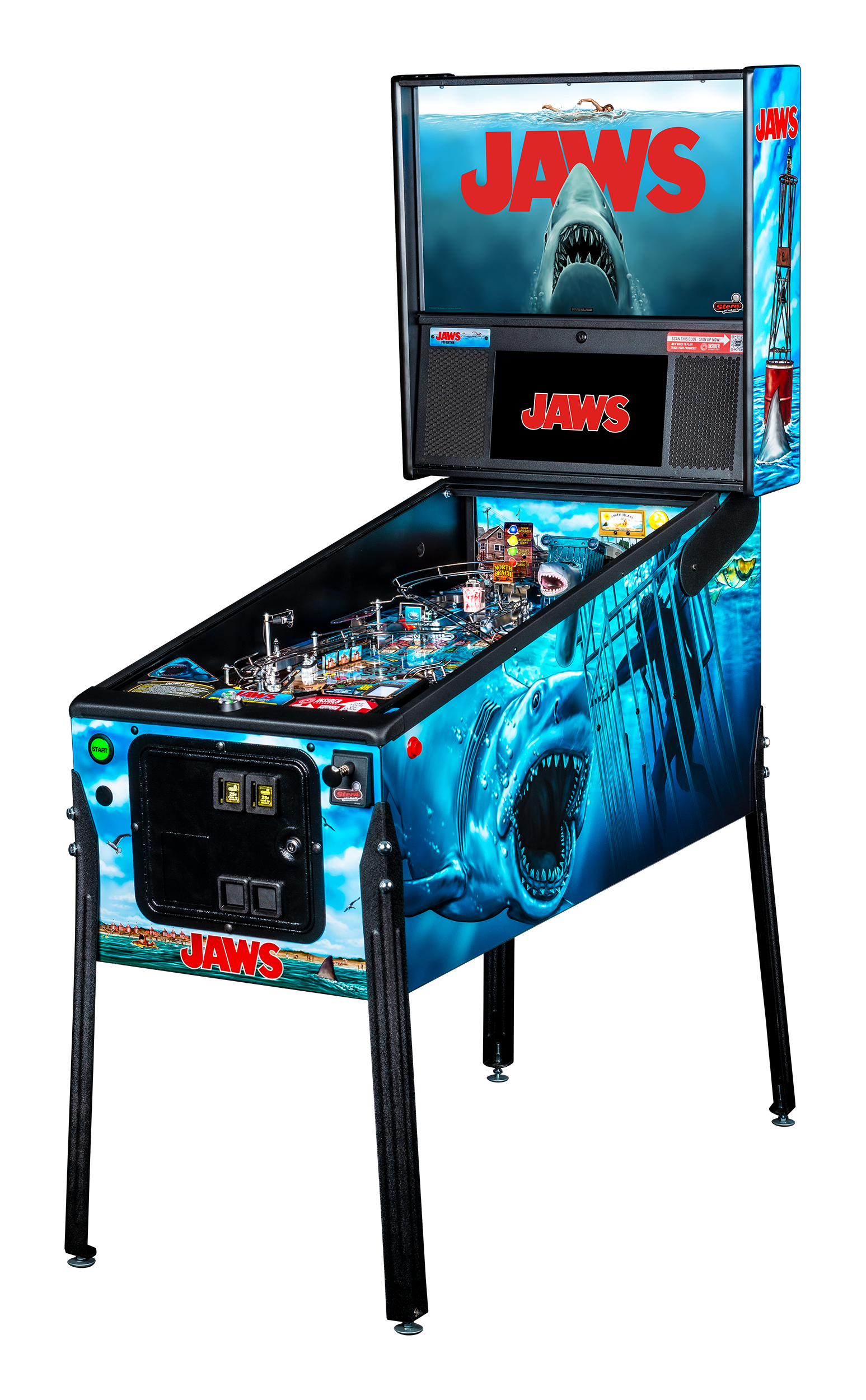 Left Facing Jaws Pro pinball