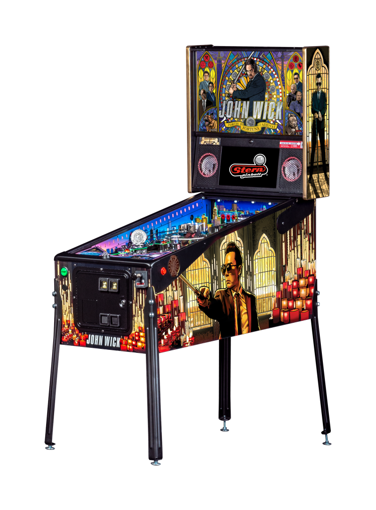 Left Facing John Wick Limited Edition pinball.