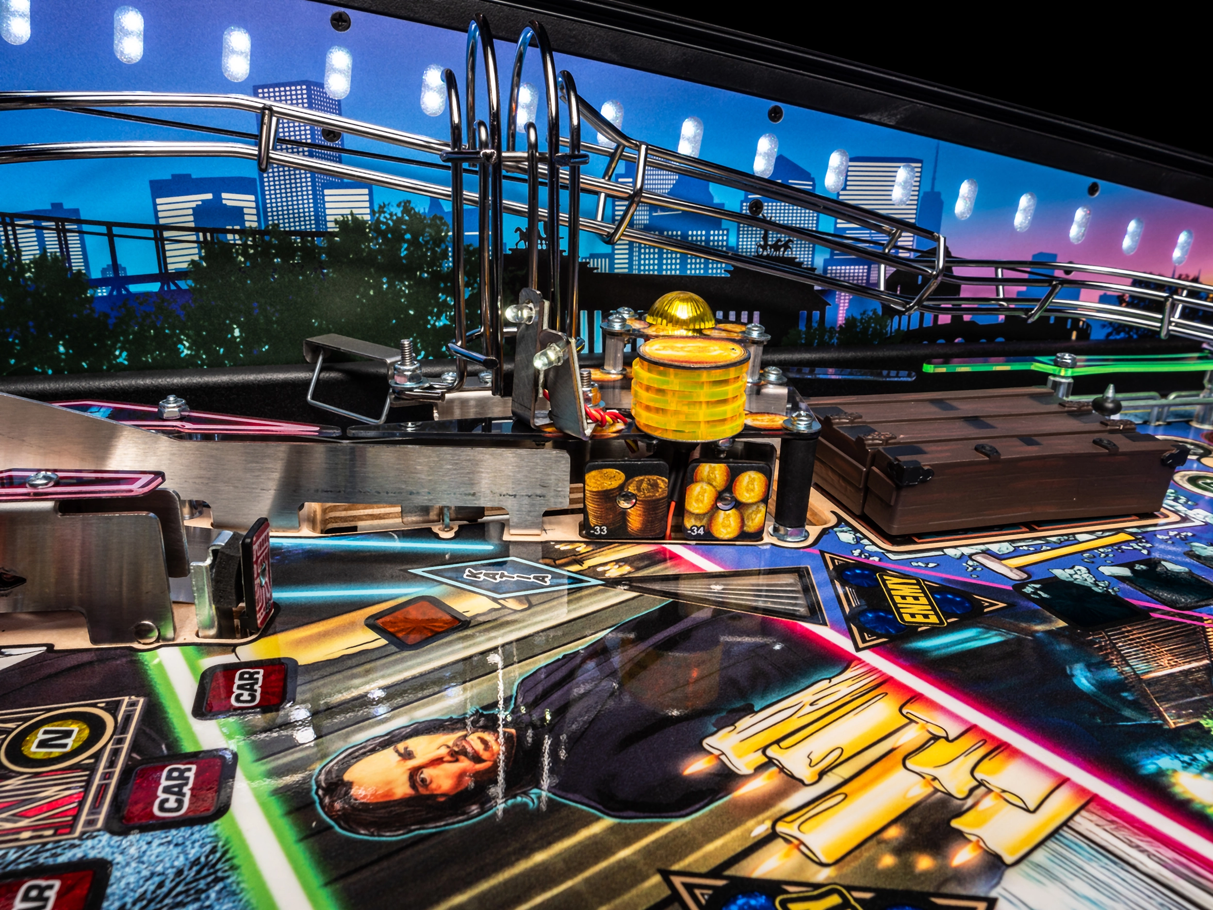 Weapons Crate on John Wick Limited Edition pinball.