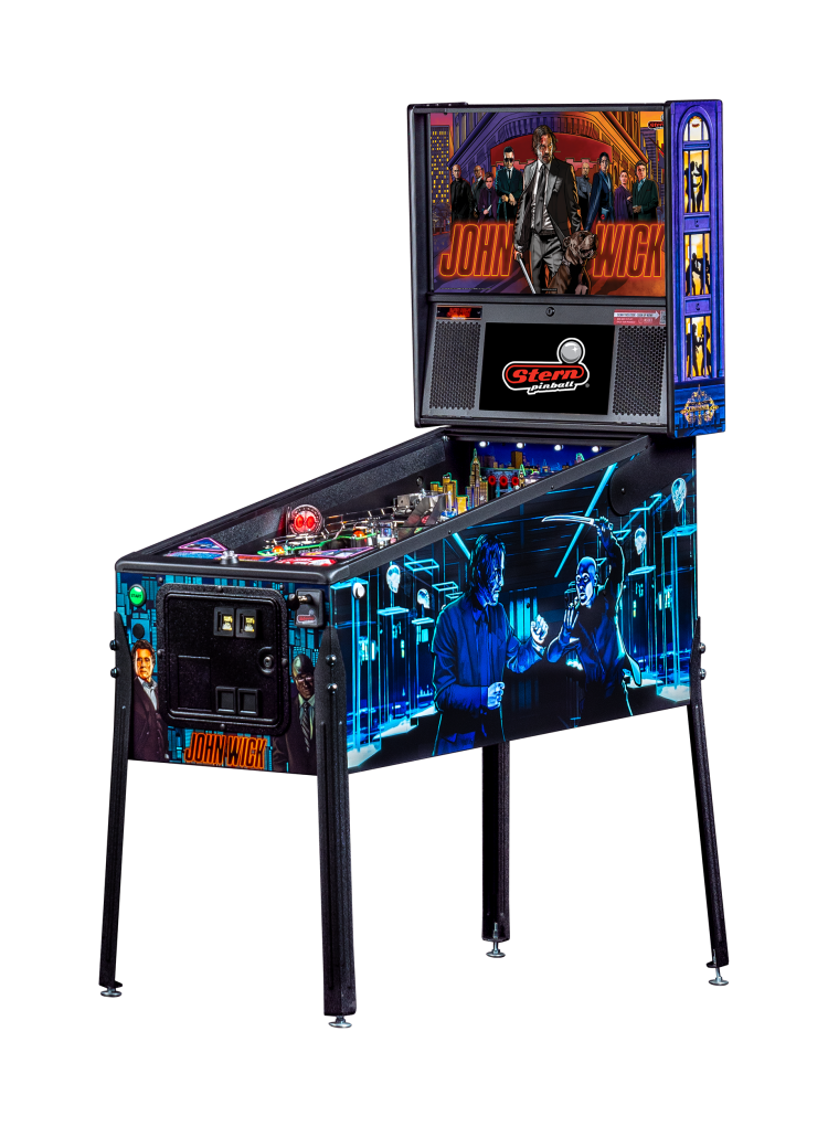 Left Facing John Wick Pro pinball.