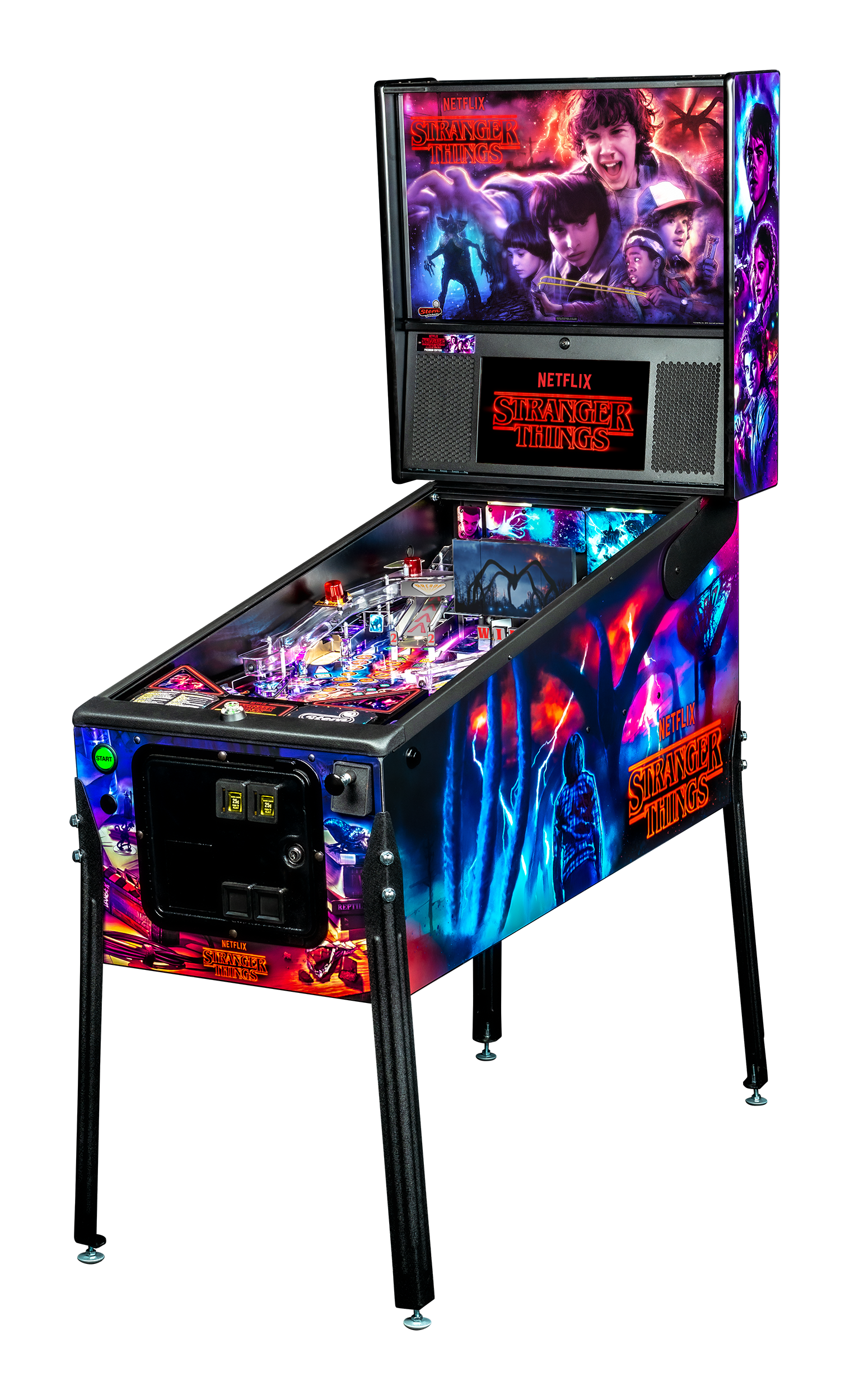 Left Facing Stranger Things Premium pinball.