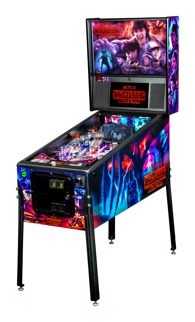 Left Facing Stranger Things Premium pinball.