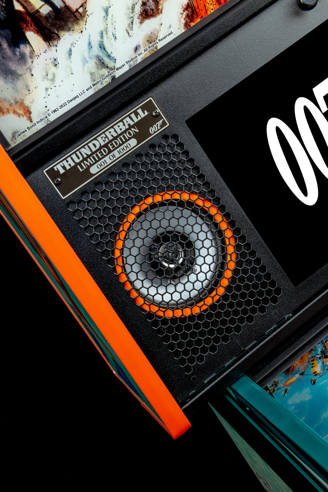 Speakers on James Bond 007 Limited Edition Pinball