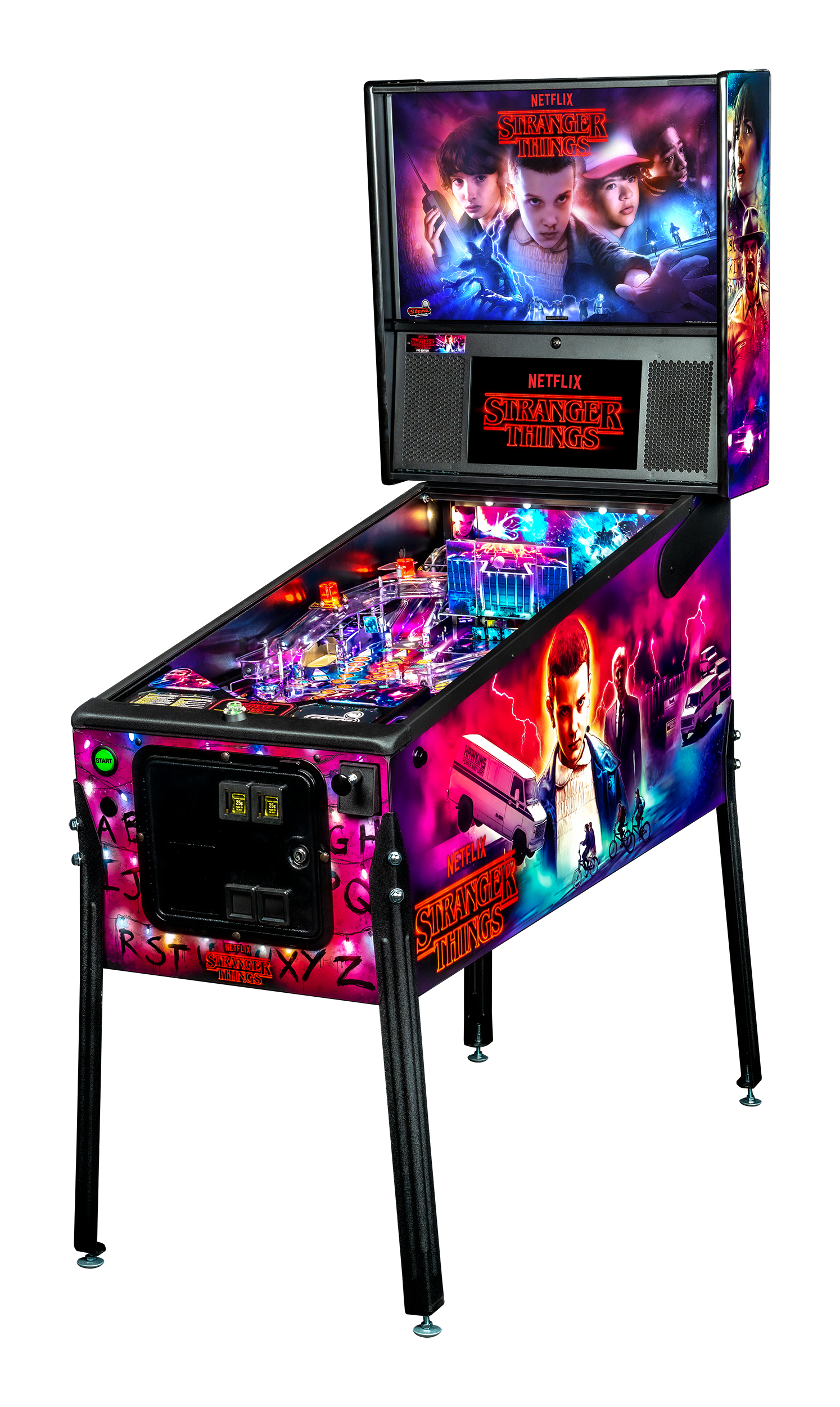 Left Facing Stranger Things Pro Pinball