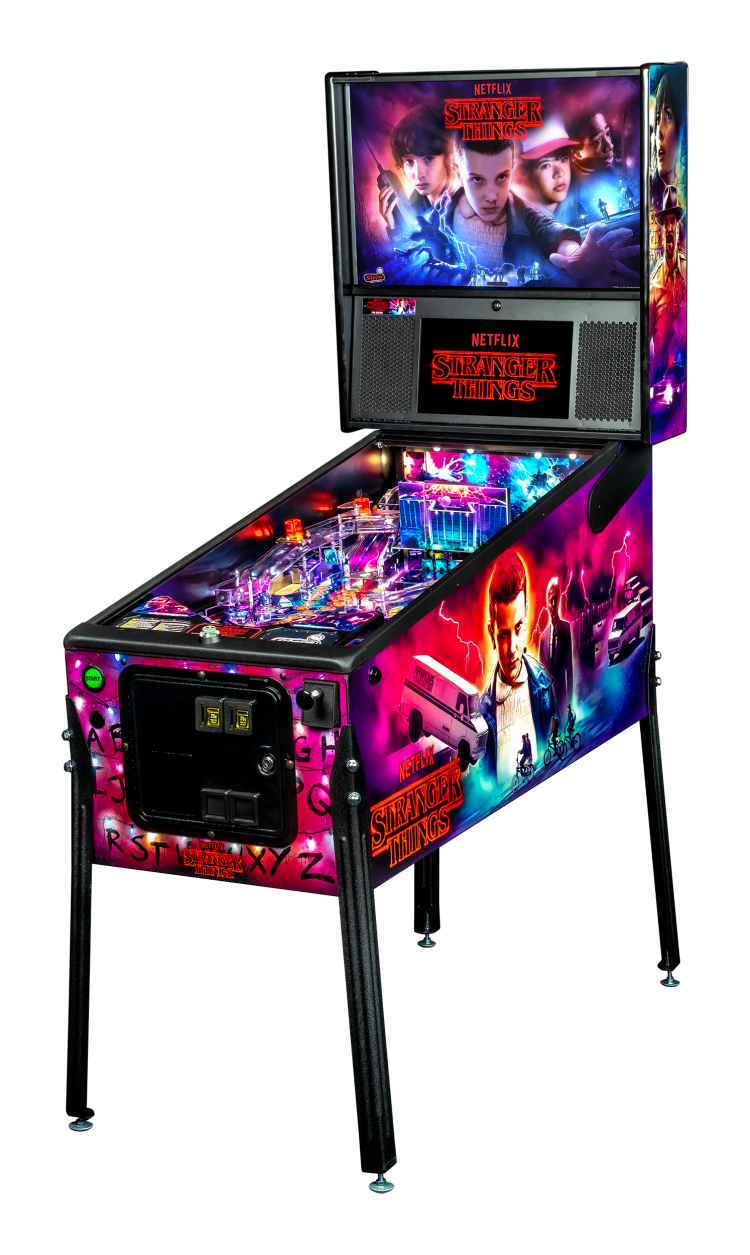 Left Facing Stranger Things Pro Pinball