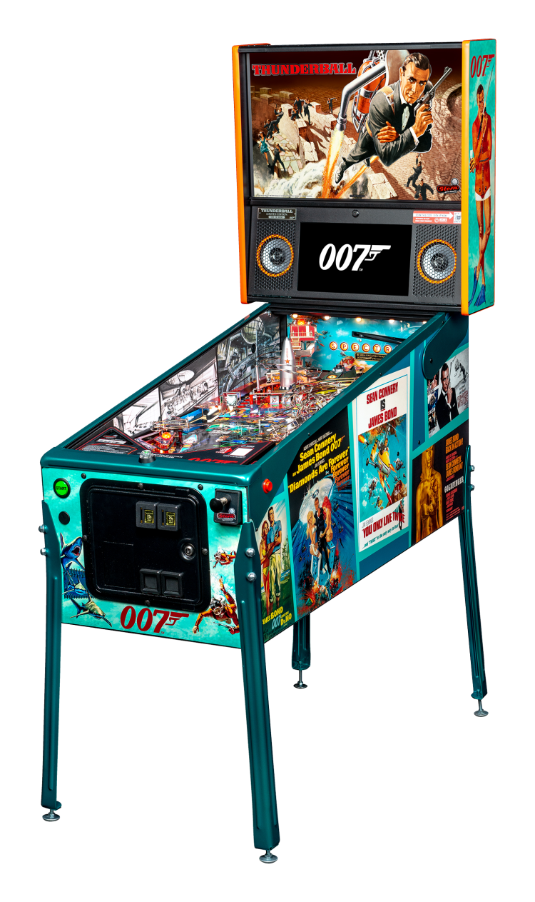 Left Facing James Bond 007 Limited Edition Pinball
