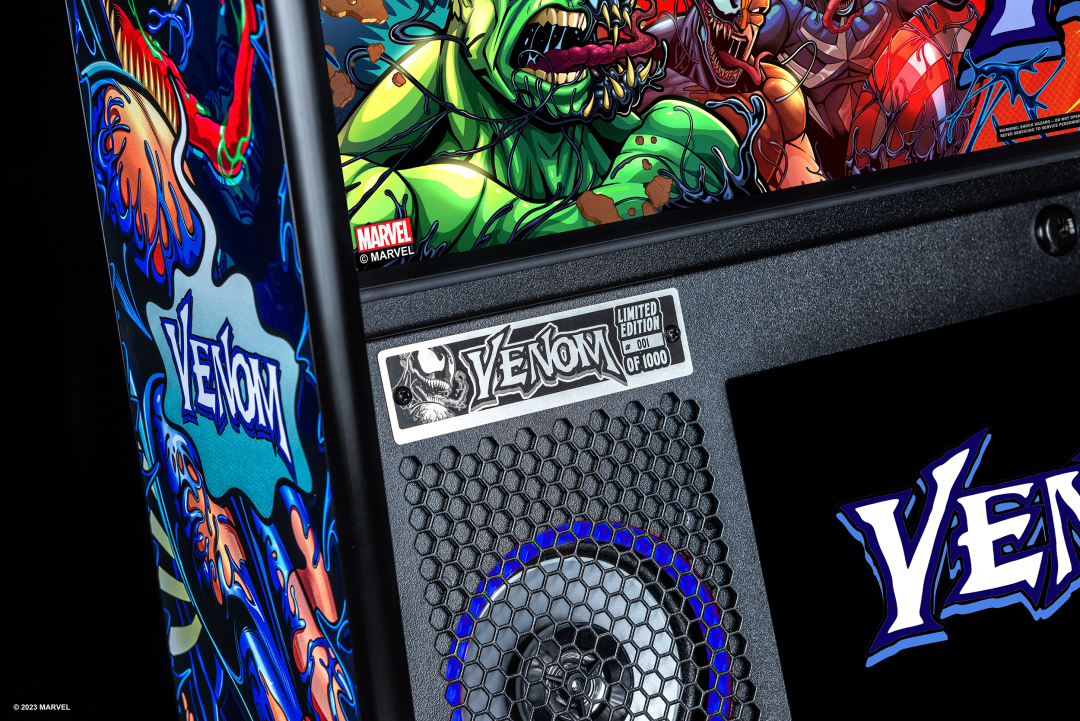 Speaker on Venom Limited Edition Pinball Machine.