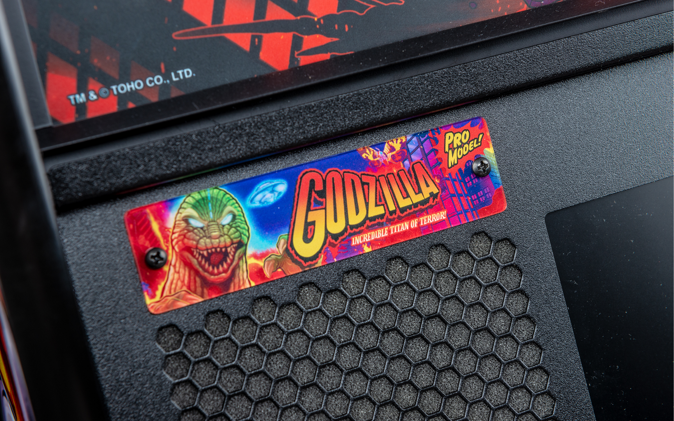 Speaker on Godzilla Pro Pinball Machine