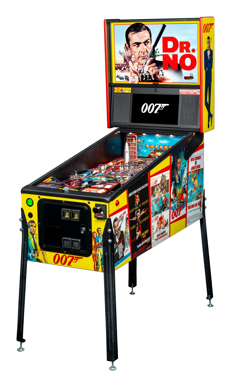 Left Facing James Bond 007 Pro pinball.