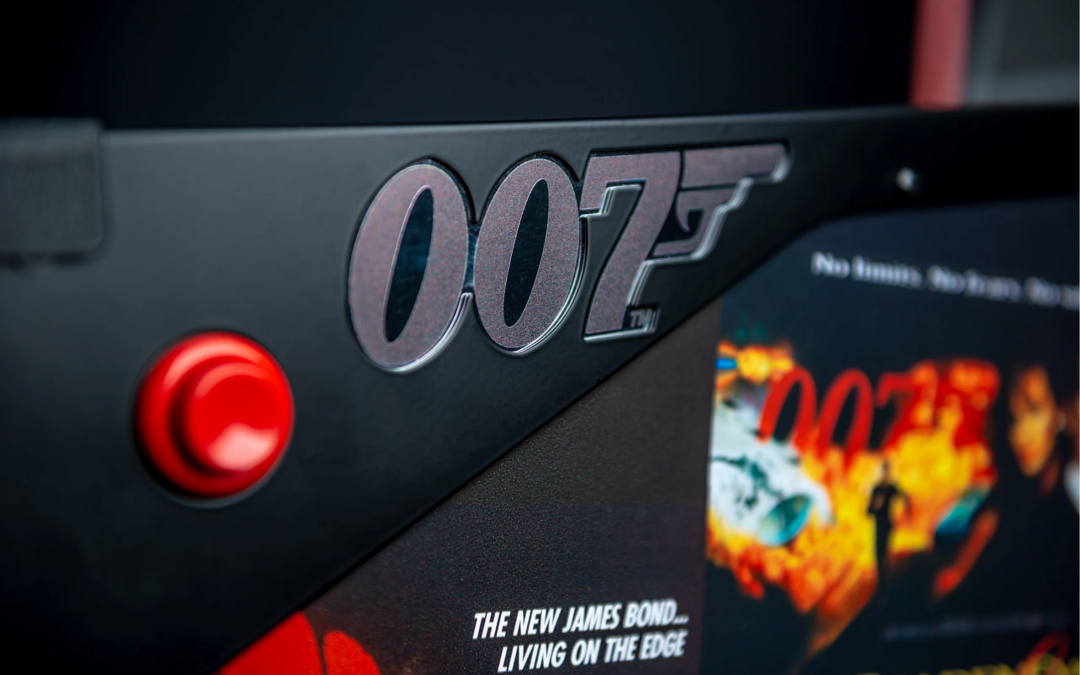 Side armor on James Bond 007 Anniversary Edition pinball.