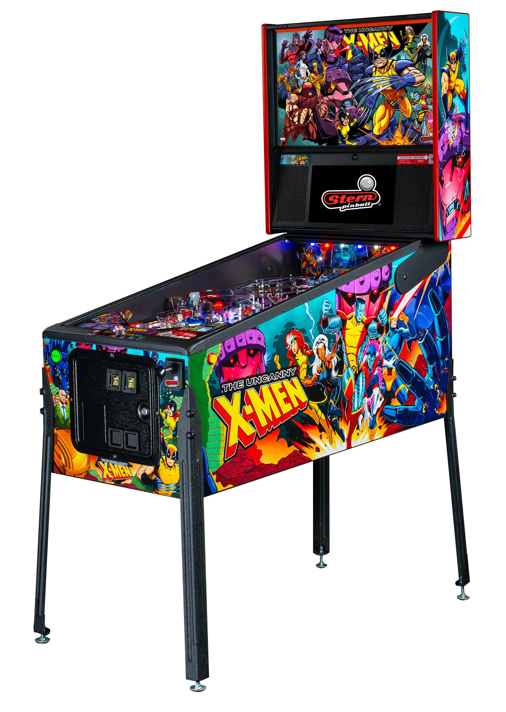 Left Facing The Uncanny X-Men Pro pinball.