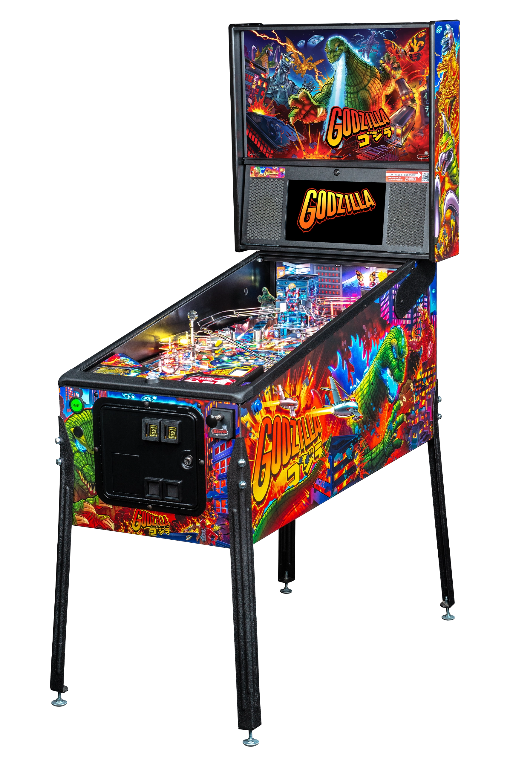 Left Facing Godzilla Pro Pinball