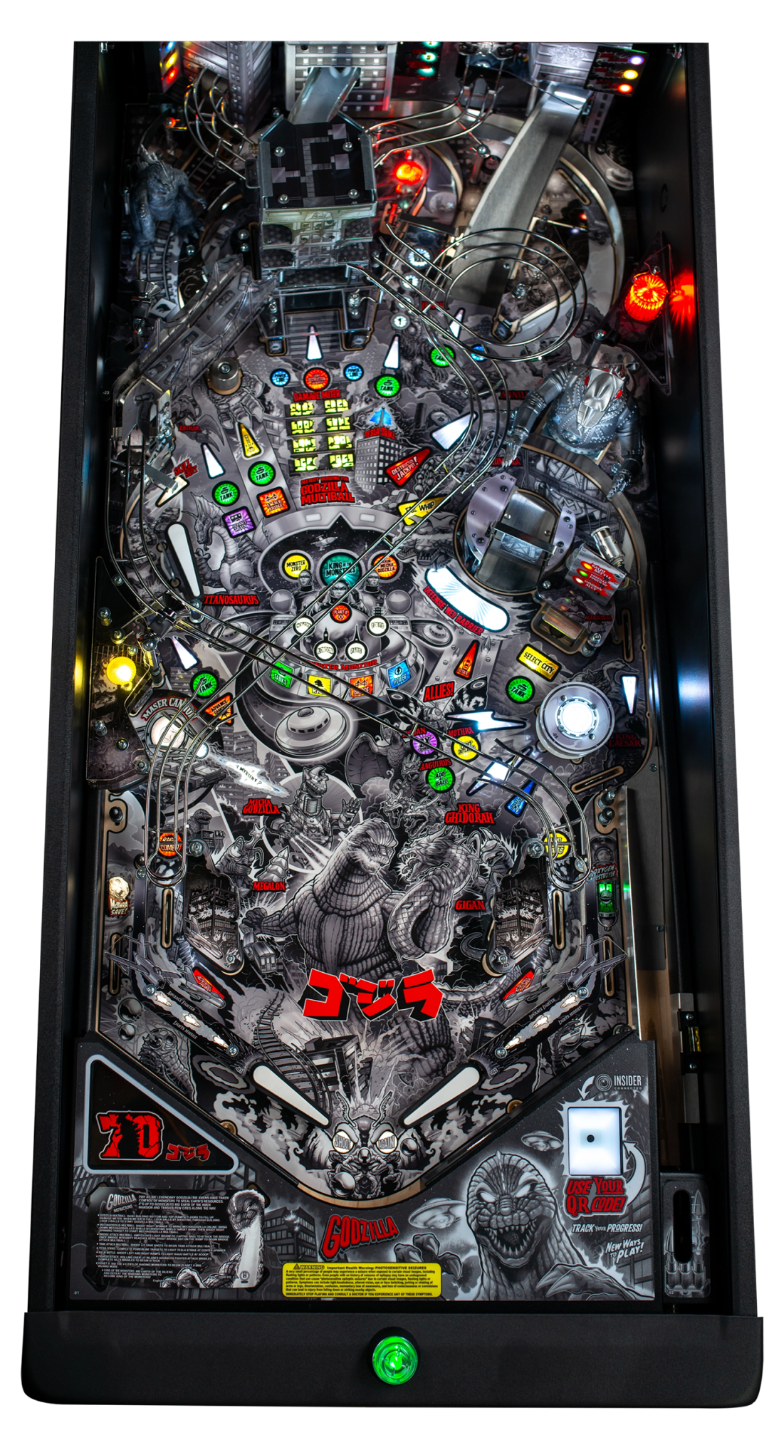 Godzilla Anniversary Edition Playfield