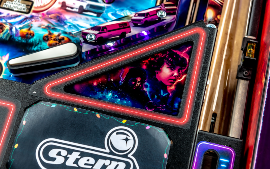 Purple armor on Stranger Things Limited Edition pinball.