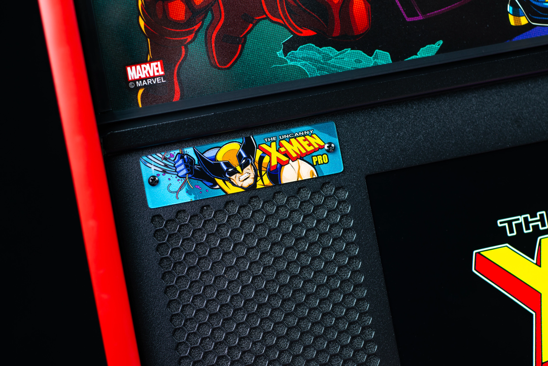 Speakers on The Uncanny X-Men Pro pinball.
