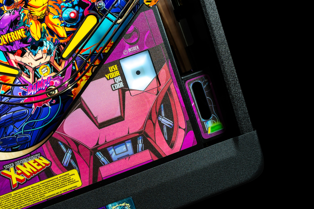 Insider Connected Scanner on The Uncanny X-Men Premium pinball.
