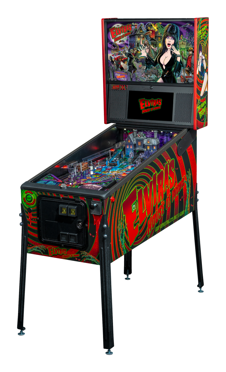 Left Facing Elvira's House of Horrors Premium Pinball