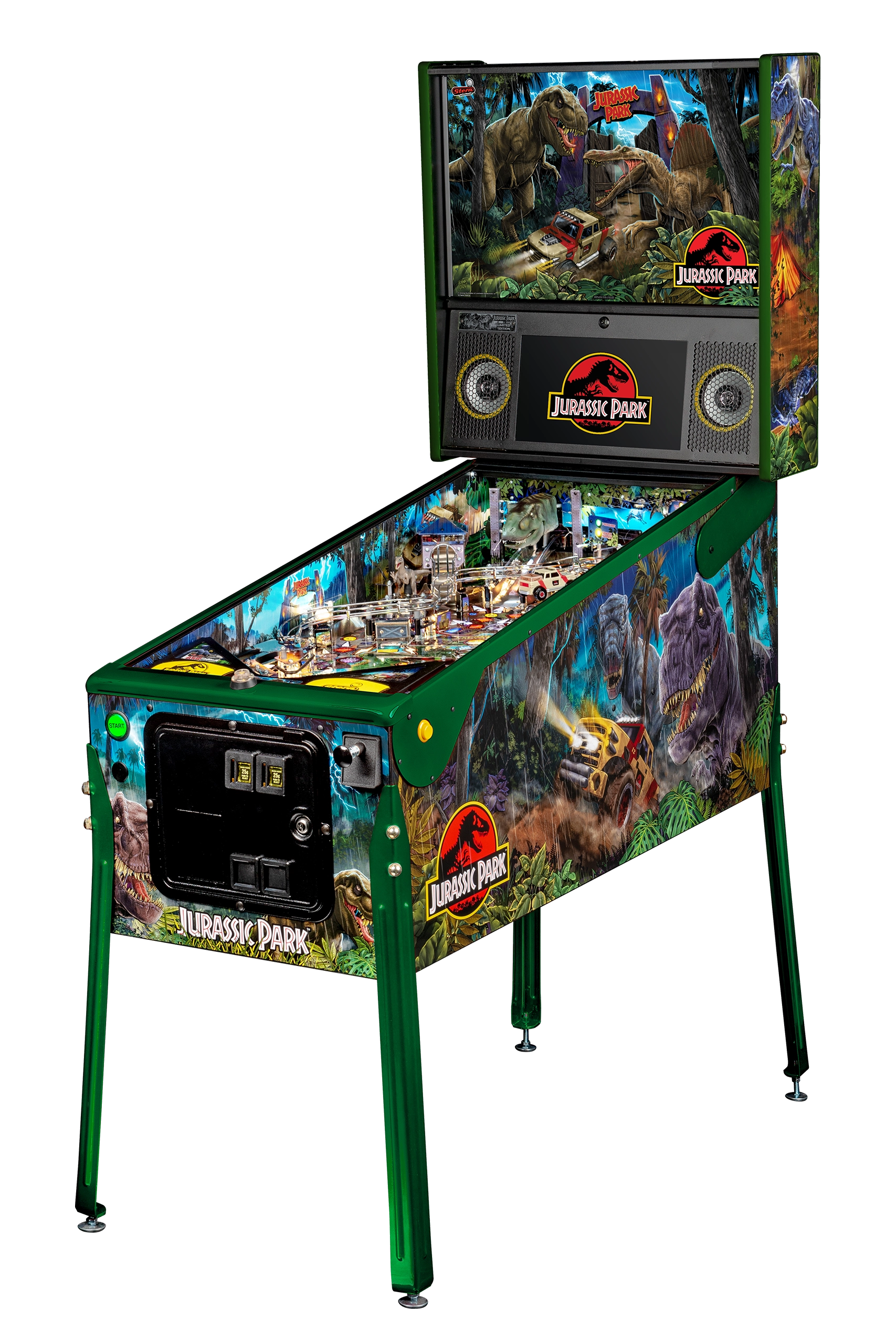 Left Facing Jurassic Park Limited Edition Pinball.