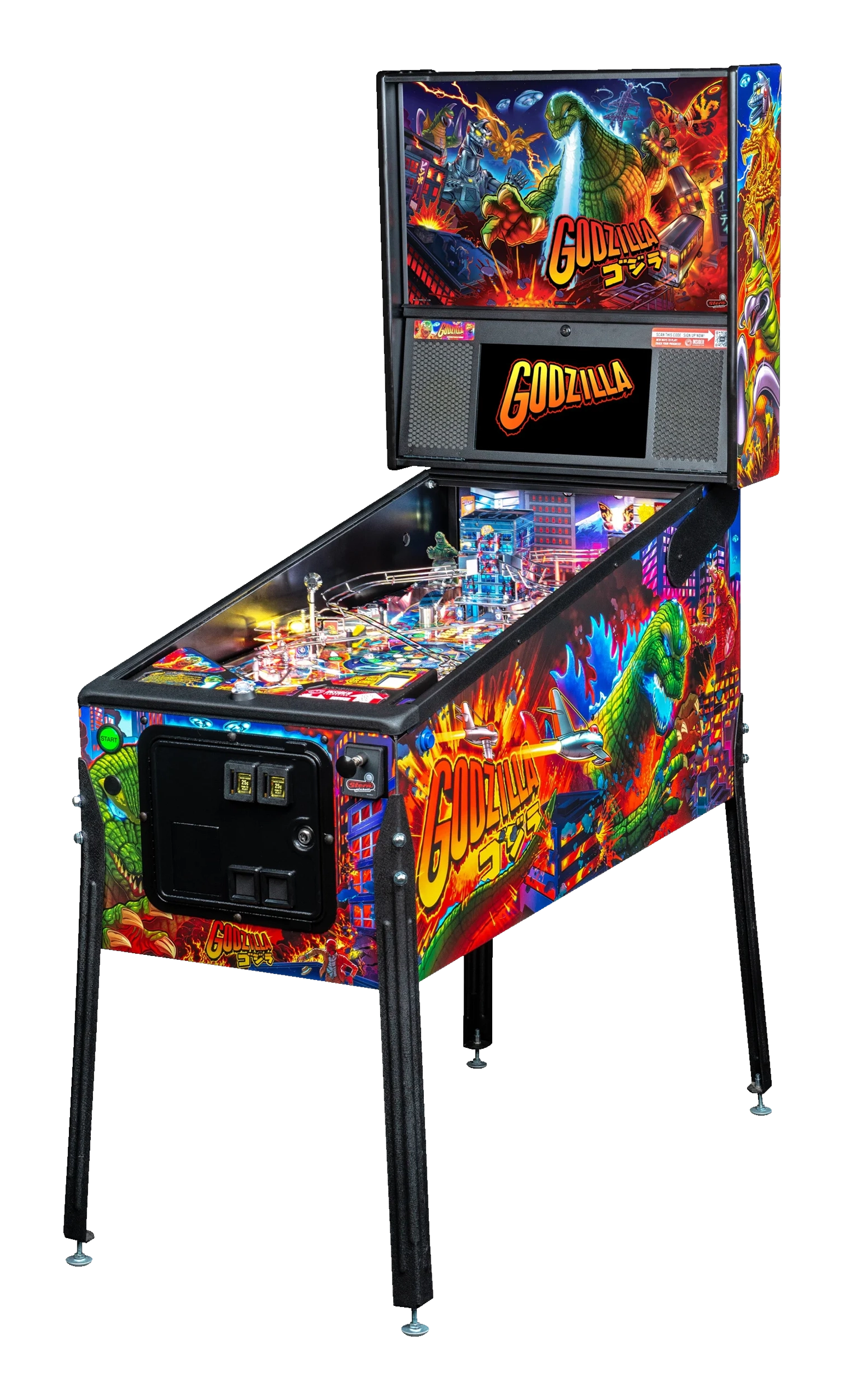 Left Facing Godzilla Pro Pinball
