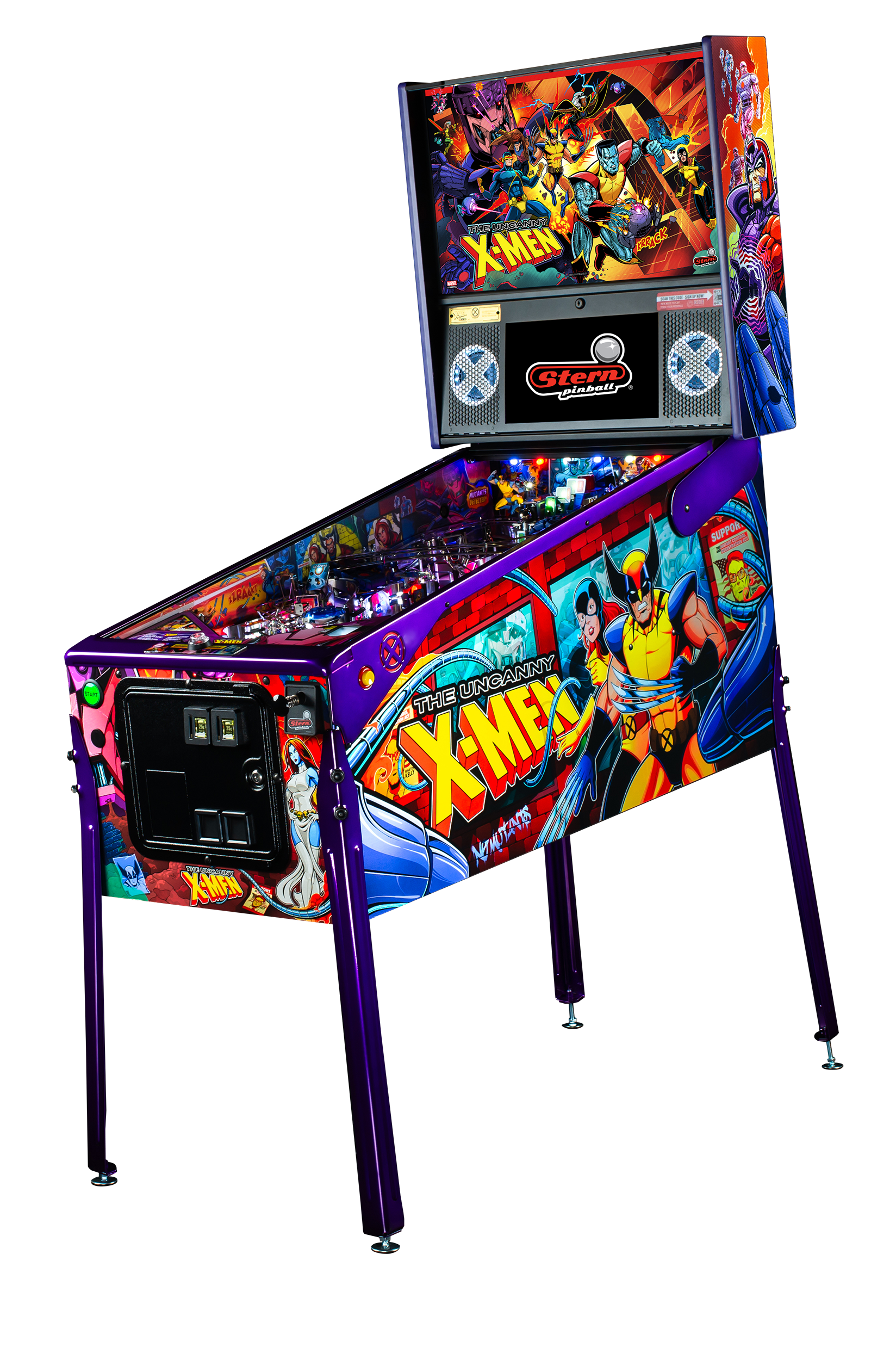 Left Facing The Uncanny X-Men Limited Edition pinball.