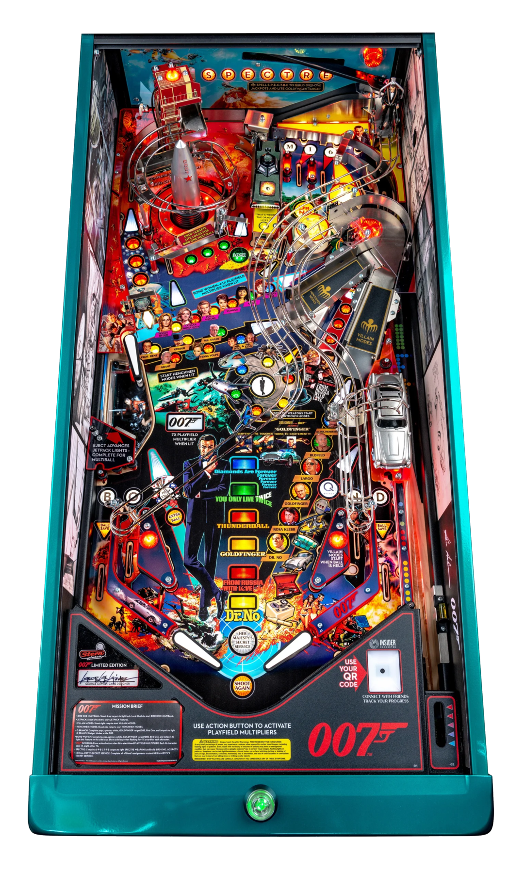 James Bond 007 Limited Edition playfield.
