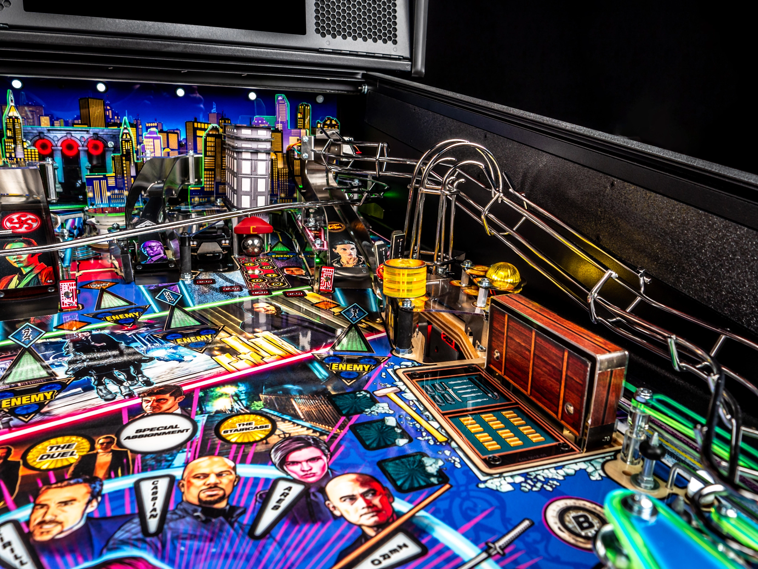 John Wick's Weapons Crate on John Wick Pro pinball.