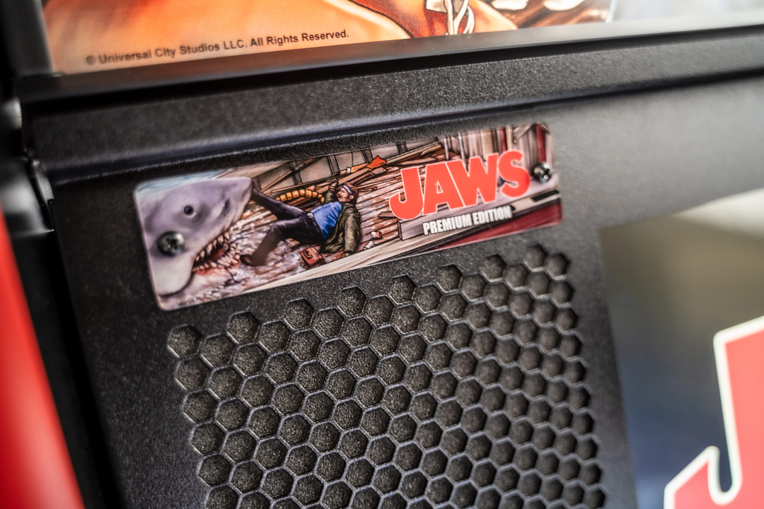 Speaker on Jaws premium pinball.