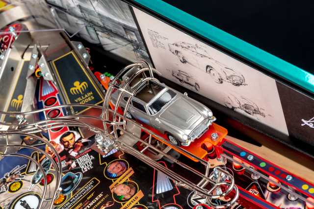 Roof Ejection on James Bond 007 pinball.