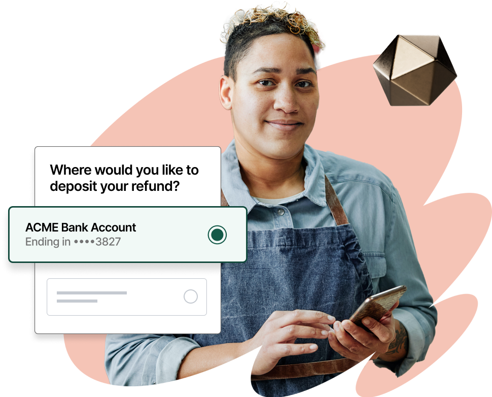 Where would you like to deposit your refund?