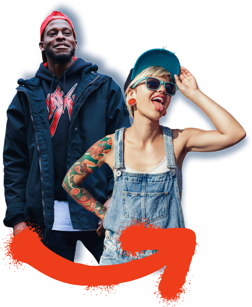 Päärchen erhält Debitkarte