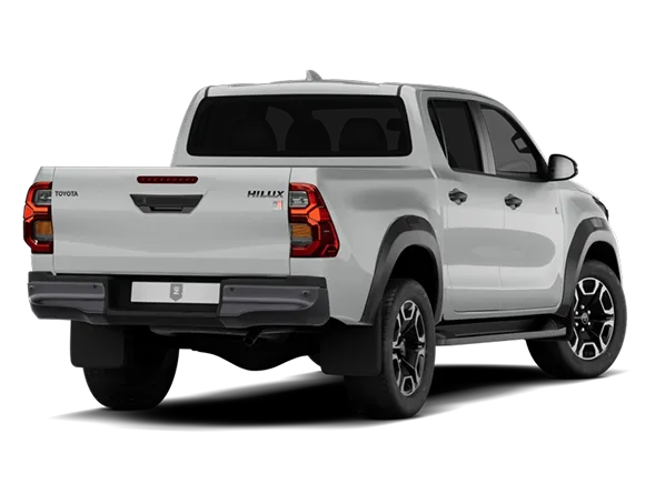 Pickup Toyota Hilux blanca asegurada con Momento Seguros