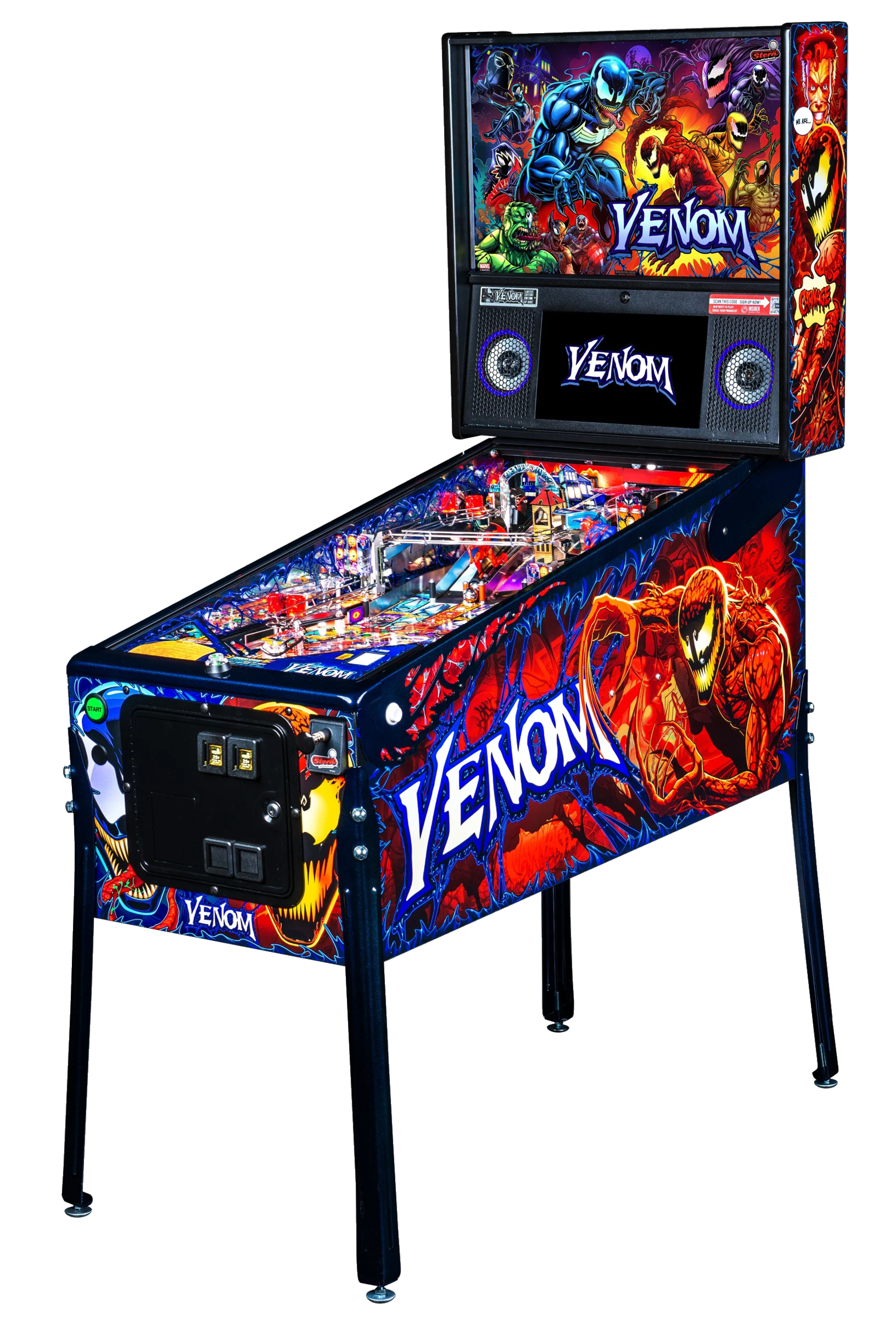 Venom Limited Edition left facing cabinet.