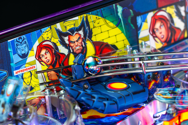 Sentinal Hand Ramps on The Uncanny X-Men pinball.