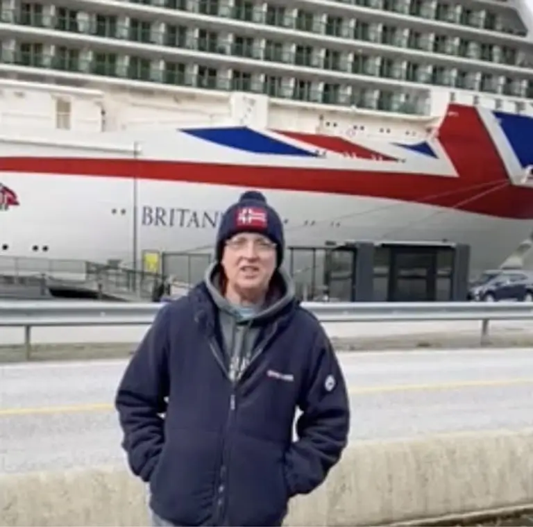 Dave won a Norwegian Fjords cruise for 2 worth £2,000