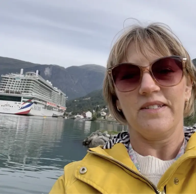 Debbie won a Norwegian Fjords cruise for 2 worth £2,000