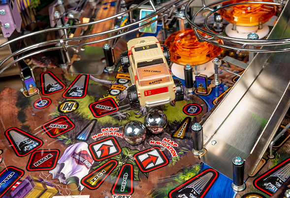 Jungle Explorer Vehicle on Jurassic Park Limited Edition pinball.