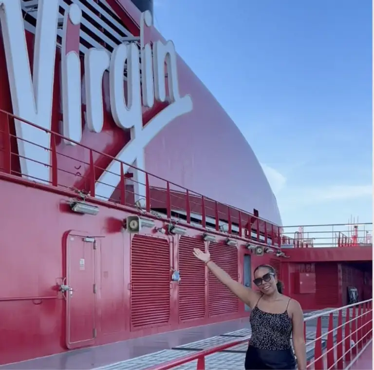 Michelle won a Virgin Voyages cruise for 2 worth £2,000