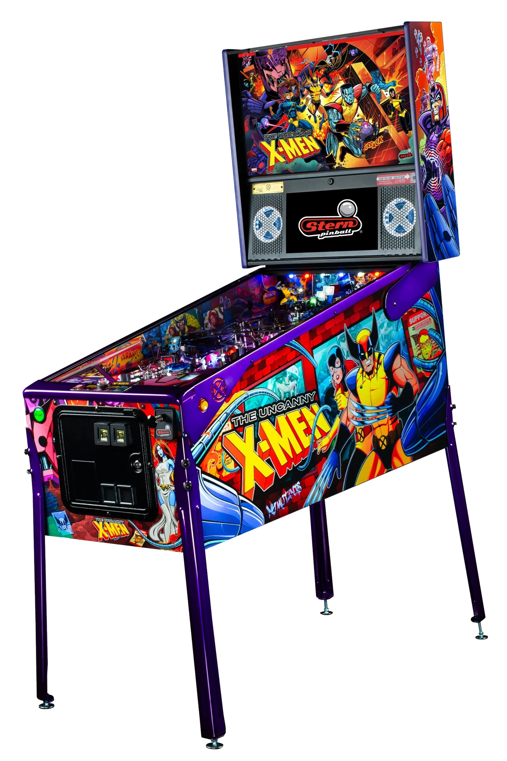 Left Facing The Uncanny X-Men Limited Edition pinball.