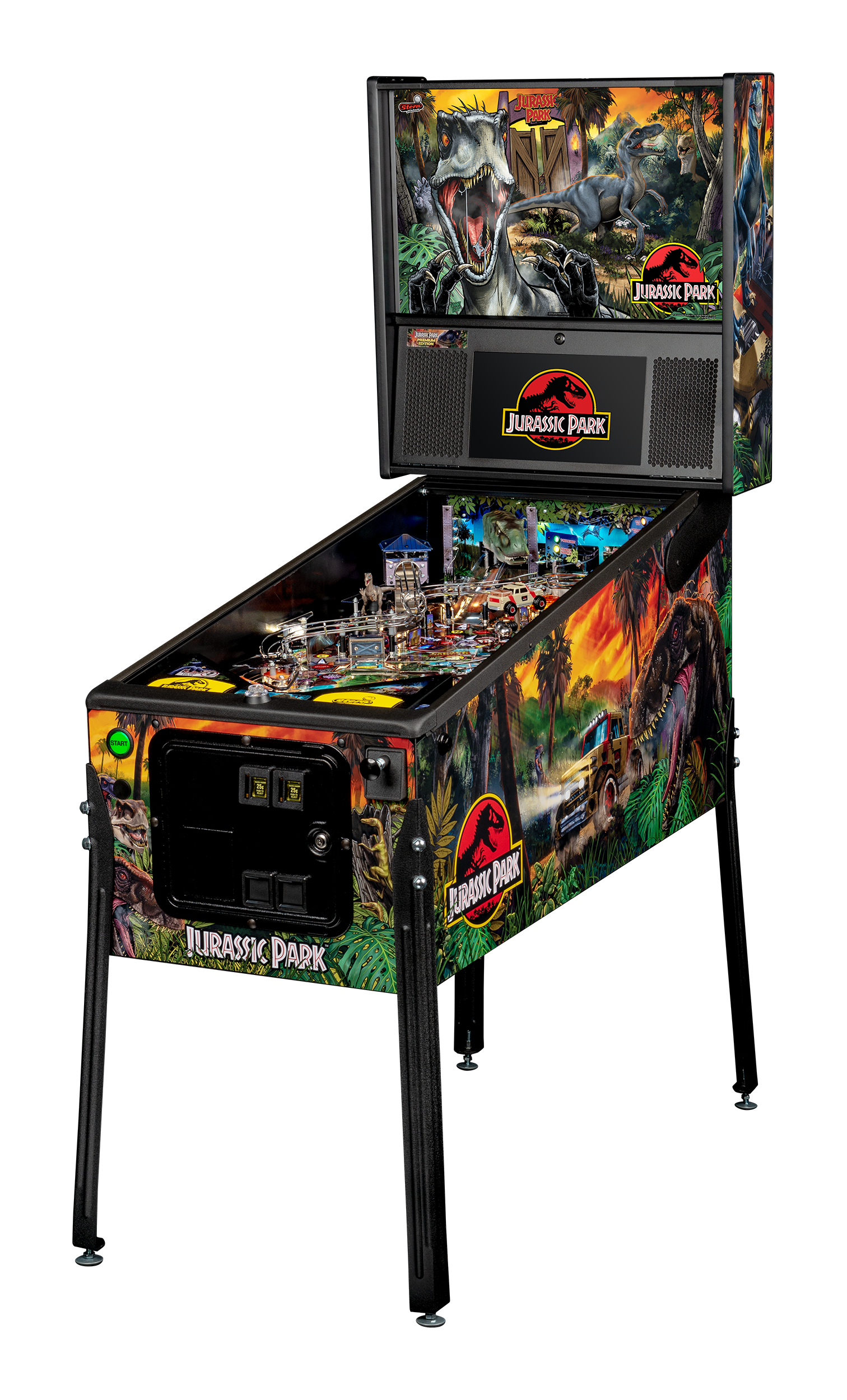Left Facing Jurassic Park Premium pinball.