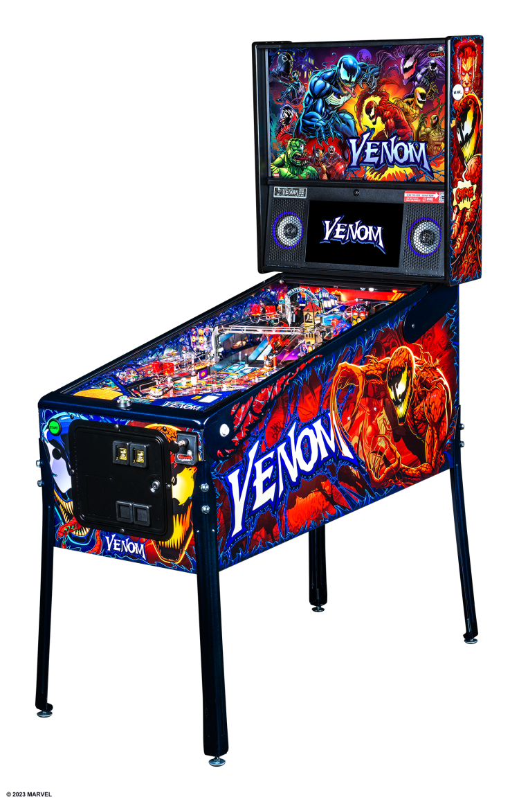 Venom Limited Edition left facing cabinet.